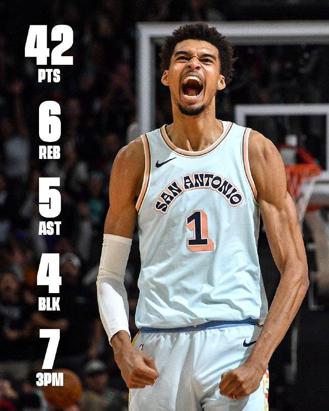 老鹰战胜马刺，特雷-杨关键时刻挺身而出